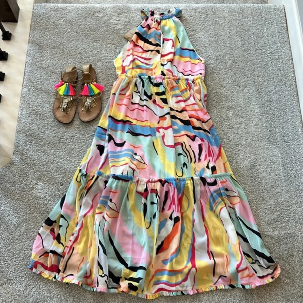 Umgee Find The Fun Midi Dress - Picture 8 of 10